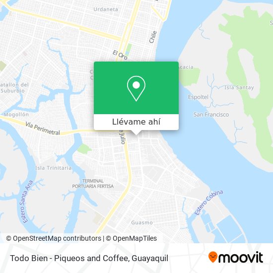 Mapa de Todo Bien - Piqueos and Coffee