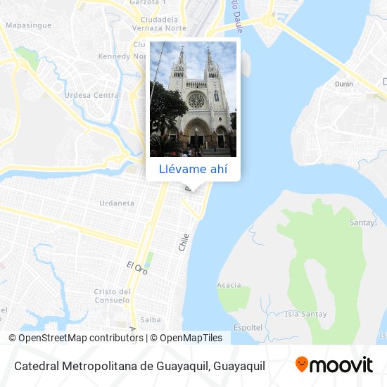 Mapa de Catedral Metropolitana de Guayaquil