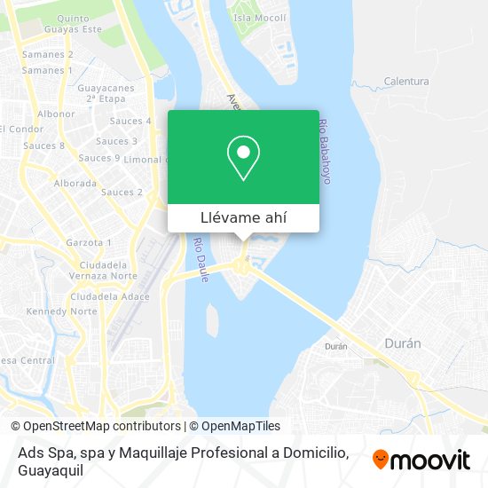 Mapa de Ads Spa, spa y Maquillaje Profesional a Domicilio