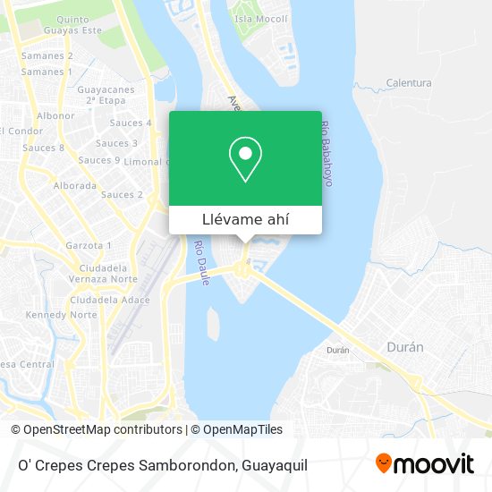 Mapa de O' Crepes Crepes Samborondon