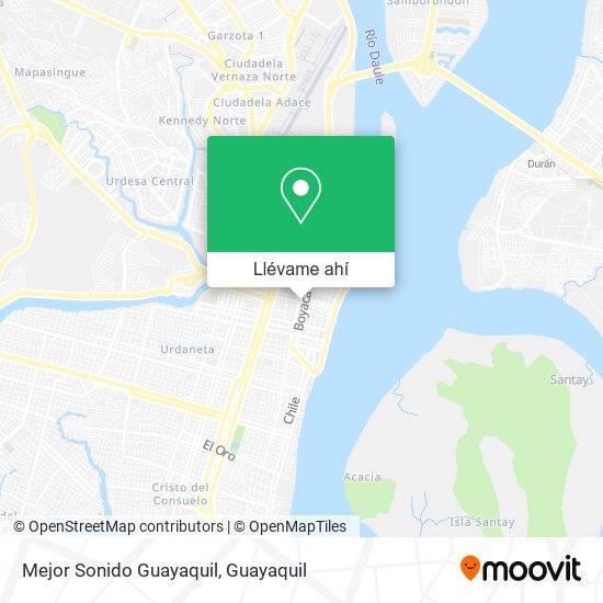 Mapa de Mejor Sonido Guayaquil