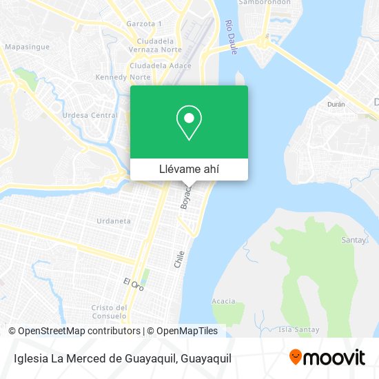 Mapa de Iglesia La Merced de Guayaquil