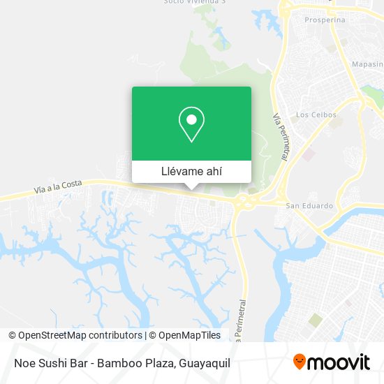 Mapa de Noe Sushi Bar - Bamboo Plaza