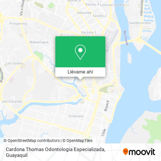 Mapa de Cardona Thomas Odontologia Especializada