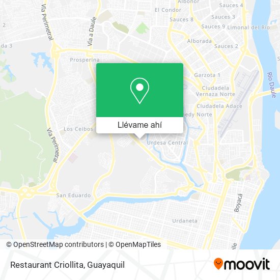Mapa de Restaurant Criollita