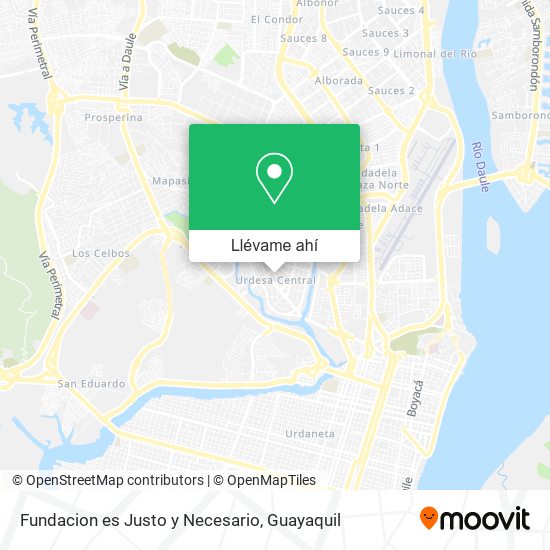 Mapa de Fundacion es Justo y Necesario