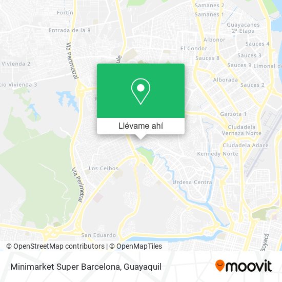 Mapa de Minimarket Super Barcelona