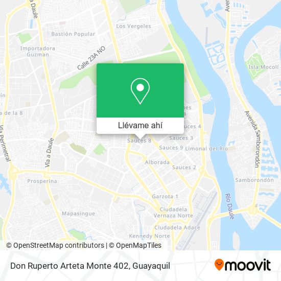 Mapa de Don Ruperto Arteta Monte 402