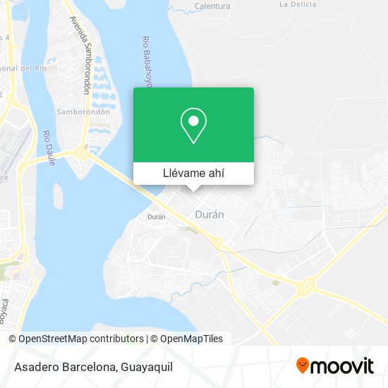 Mapa de Asadero Barcelona