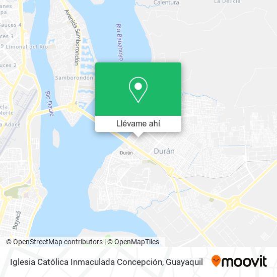 Mapa de Iglesia Católica Inmaculada Concepción