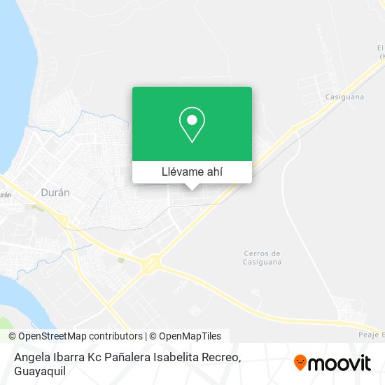 Mapa de Angela Ibarra Kc Pañalera Isabelita Recreo