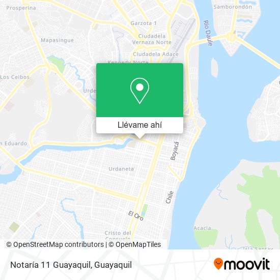 Mapa de Notaría 11 Guayaquil