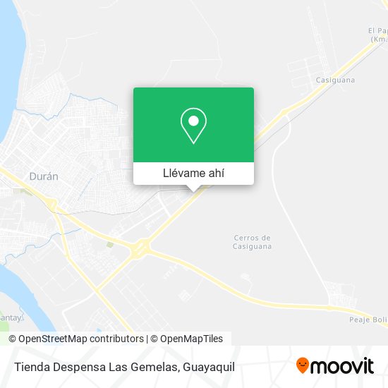 Mapa de Tienda Despensa Las Gemelas