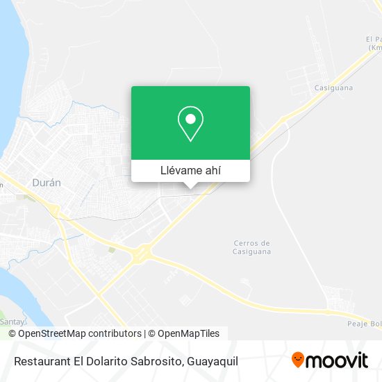 Mapa de Restaurant El Dolarito Sabrosito