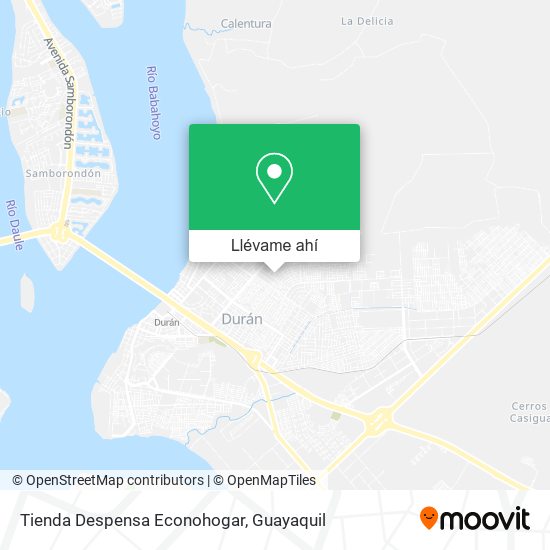 Mapa de Tienda Despensa Econohogar