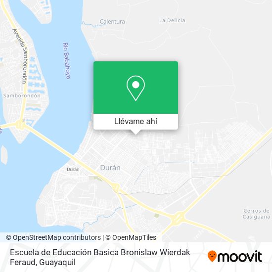 Mapa de Escuela de Educación Basica Bronislaw Wierdak Feraud