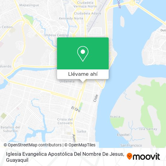 Mapa de Iglesia Evangelica Apostólica Del Nombre De Jesus