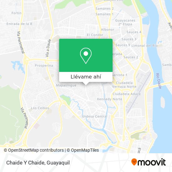 Mapa de Chaide Y Chaide