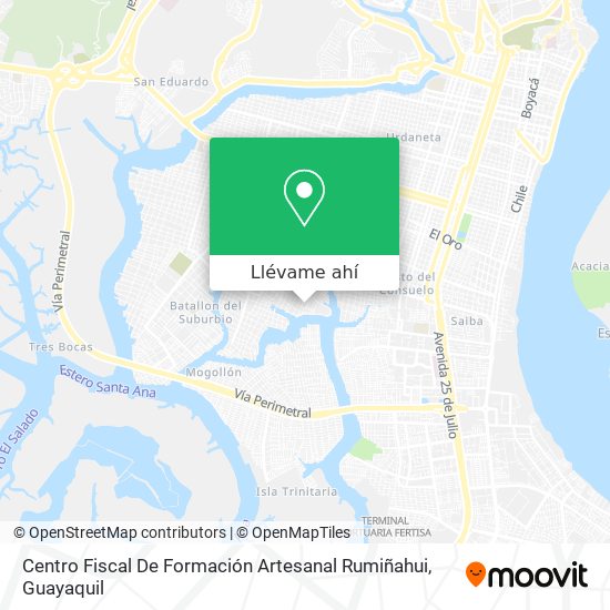 Mapa de Centro Fiscal De Formación Artesanal Rumiñahui