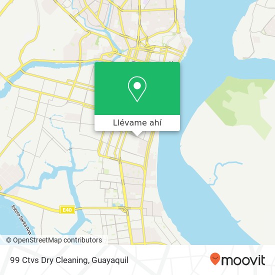 Mapa de 99 Ctvs Dry Cleaning