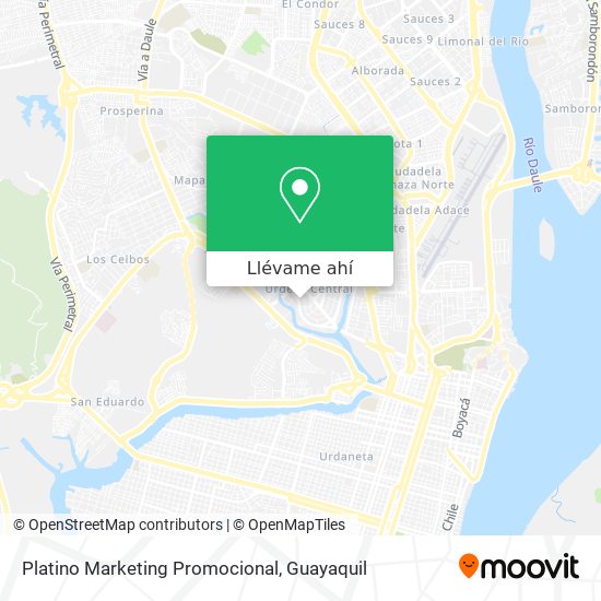 Mapa de Platino Marketing Promocional