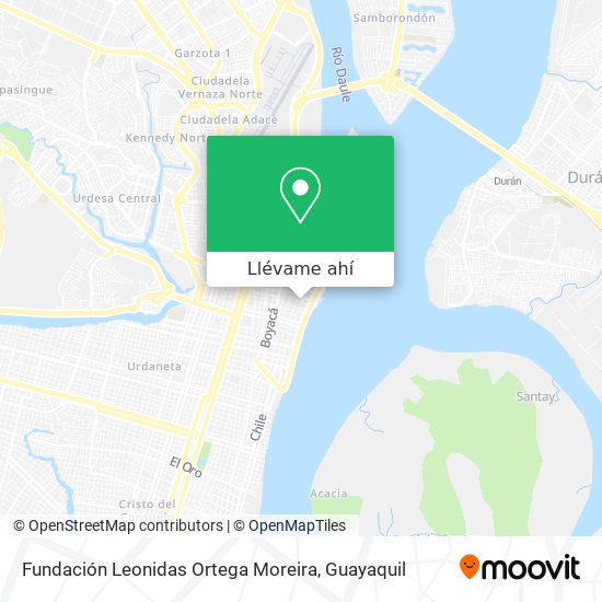 Mapa de Fundación Leonidas Ortega Moreira