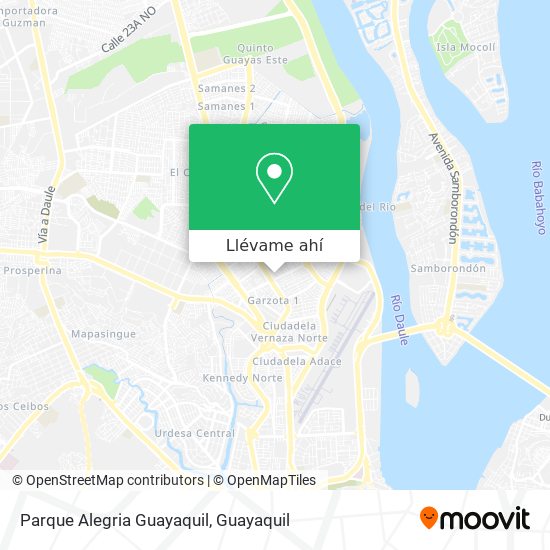 Mapa de Parque Alegria Guayaquil
