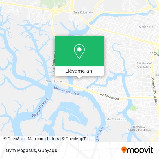 Mapa de Gym Pegasus