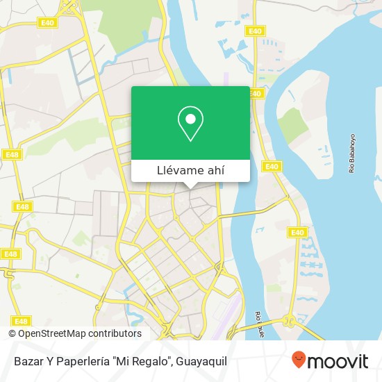 Mapa de Bazar Y Paperlería "Mi Regalo"