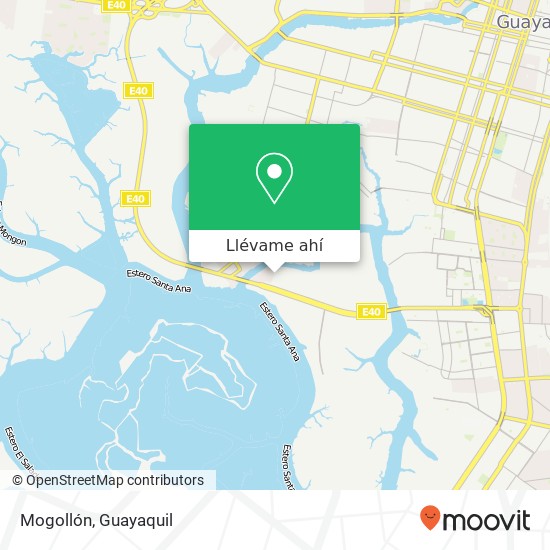 Mapa de Mogollón