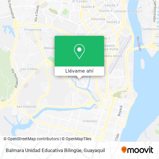 Mapa de Balmara Unidad Educativa Bilingüe