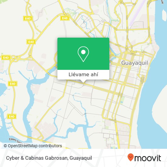 Mapa de Cyber & Cabinas Gabrosan