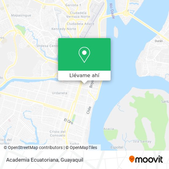 Mapa de Academia Ecuatoriana
