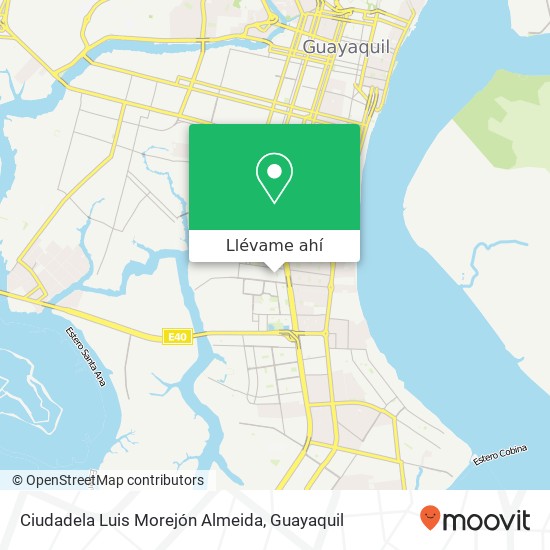 Mapa de Ciudadela Luis Morejón Almeida