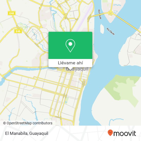 Mapa de El Manabila