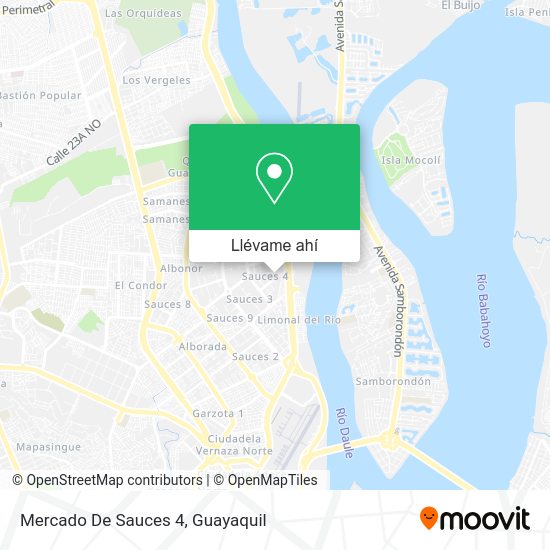 ¿Cómo llegar a Mercado De Sauces 4 en Guayaquil en Autobús?