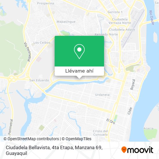 Mapa de Ciudadela Bellavista, 4ta Etapa, Manzana 69