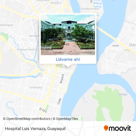 Mapa de Hospital Luis Vernaza