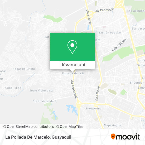 Mapa de La Pollada De Marcelo