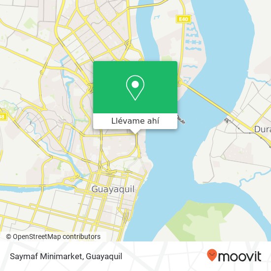 Mapa de Saymaf Minimarket