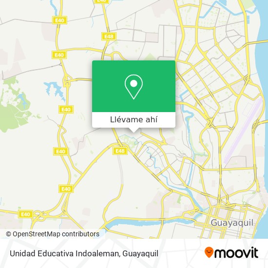 Mapa de Unidad Educativa Indoaleman