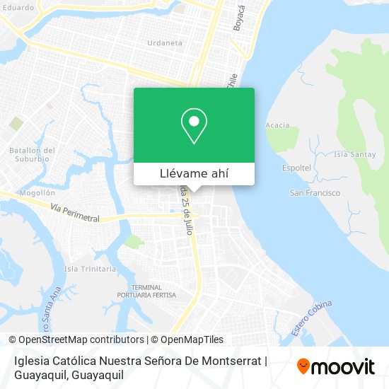 Mapa de Iglesia Católica Nuestra Señora De Montserrat | Guayaquil