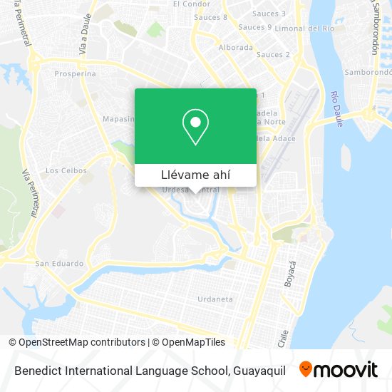 Mapa de Benedict International Language School