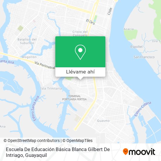 Mapa de Escuela De Educación Básica Blanca Gilbert De Intriago