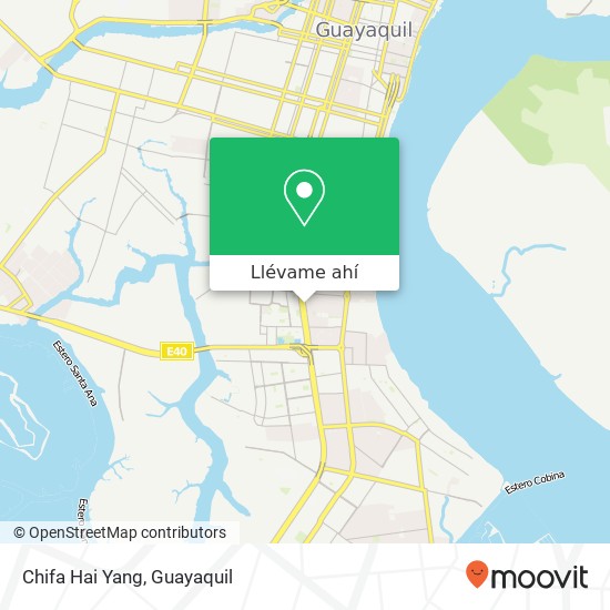 Mapa de Chifa Hai Yang