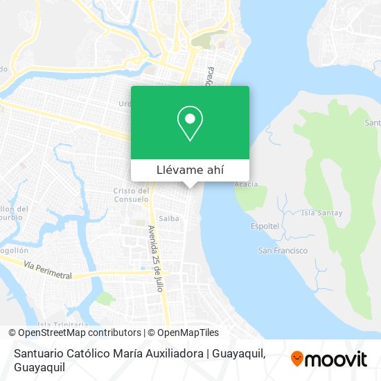Mapa de Santuario Católico María Auxiliadora | Guayaquil