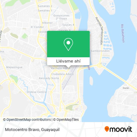 Mapa de Motocentro Bravo