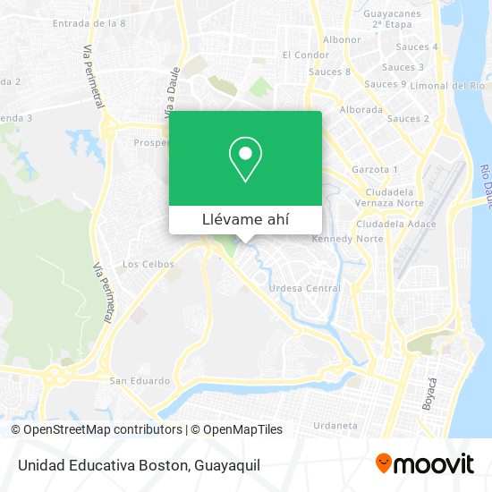 Mapa de Unidad Educativa Boston