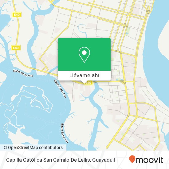 Mapa de Capilla Católica San Camilo De Lellis