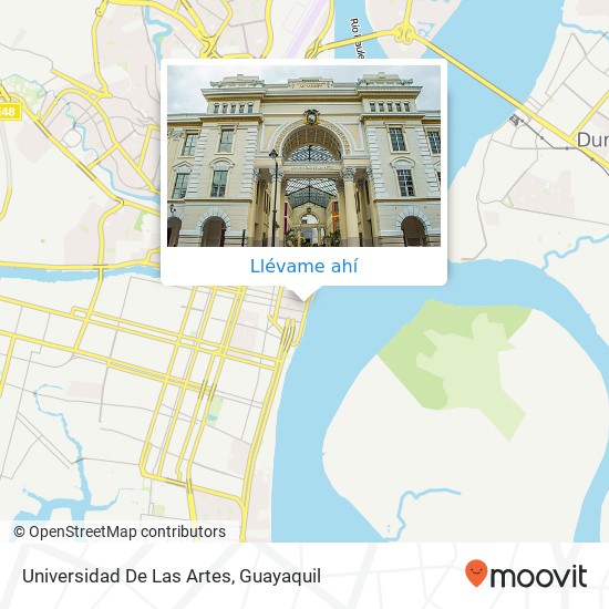 Mapa de Universidad De Las Artes